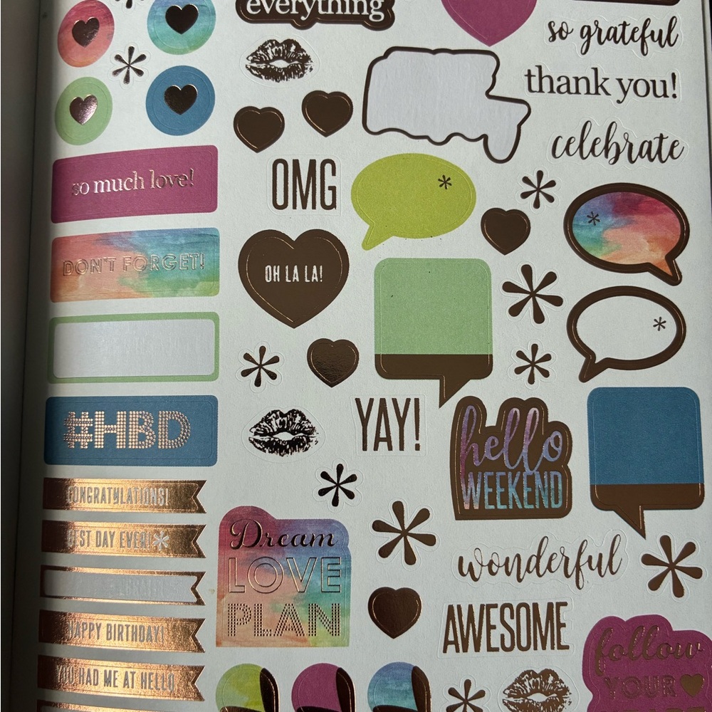 Erin Condren Colorful Decorative Stickers Set - Picture 4 of 12